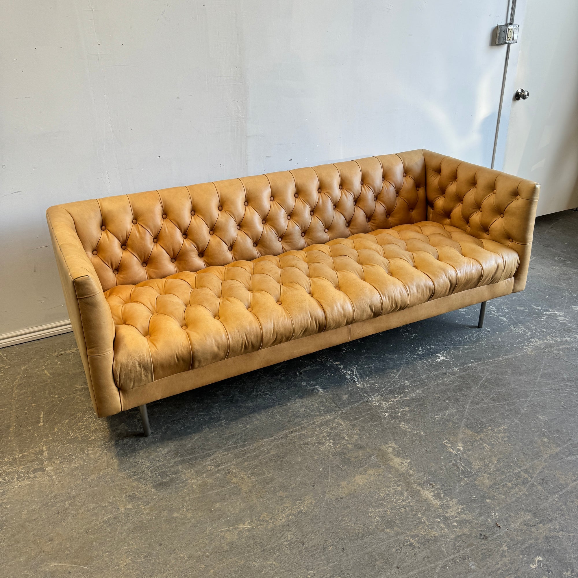 West Elm Modern Chesterfield Sofa