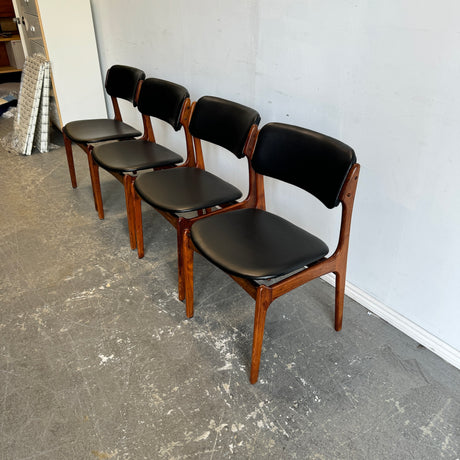 Danish Modern set of 4 Erik Buch Model 49 Rosewood Dining chairs