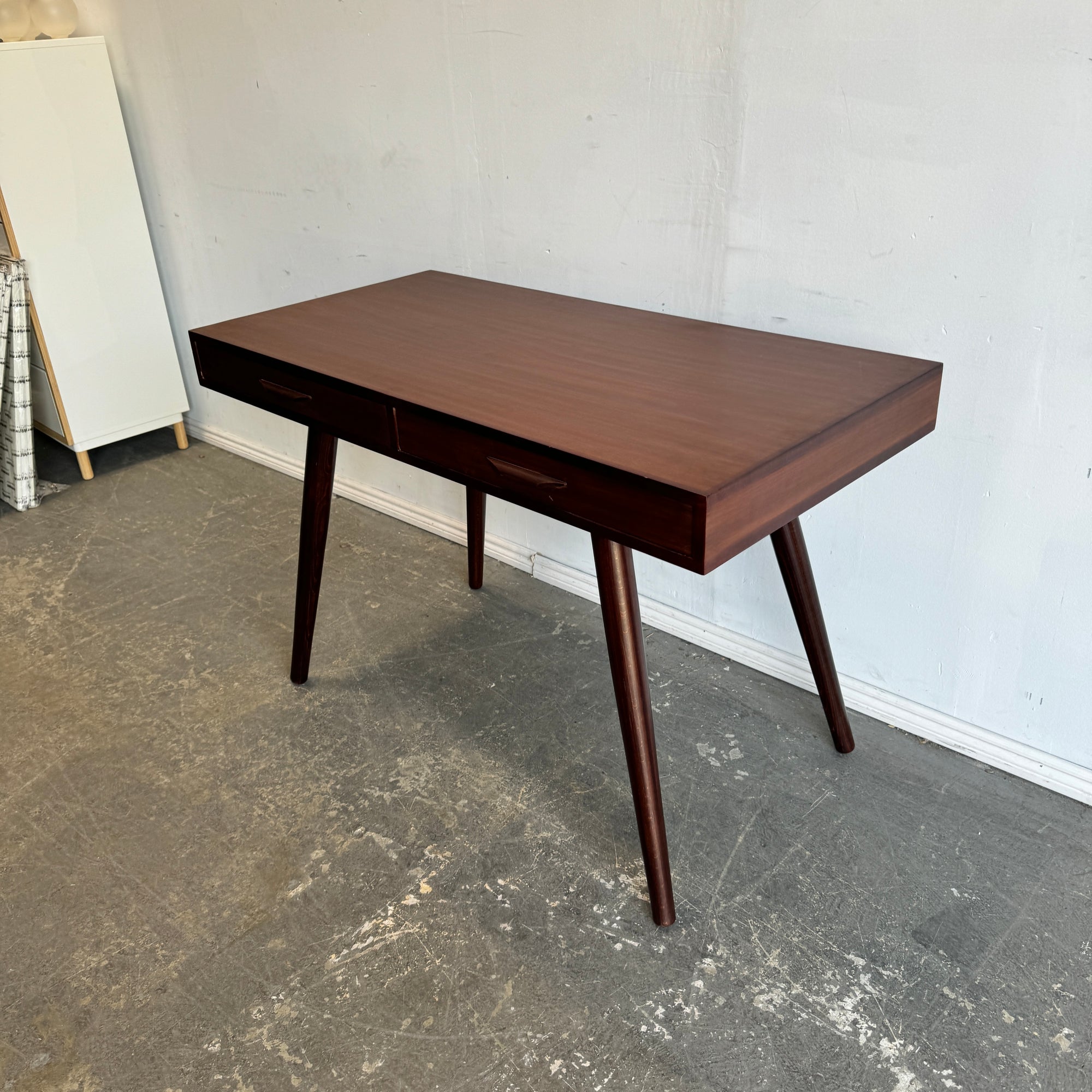 Danish Modern Two drawer Minimalist Desk