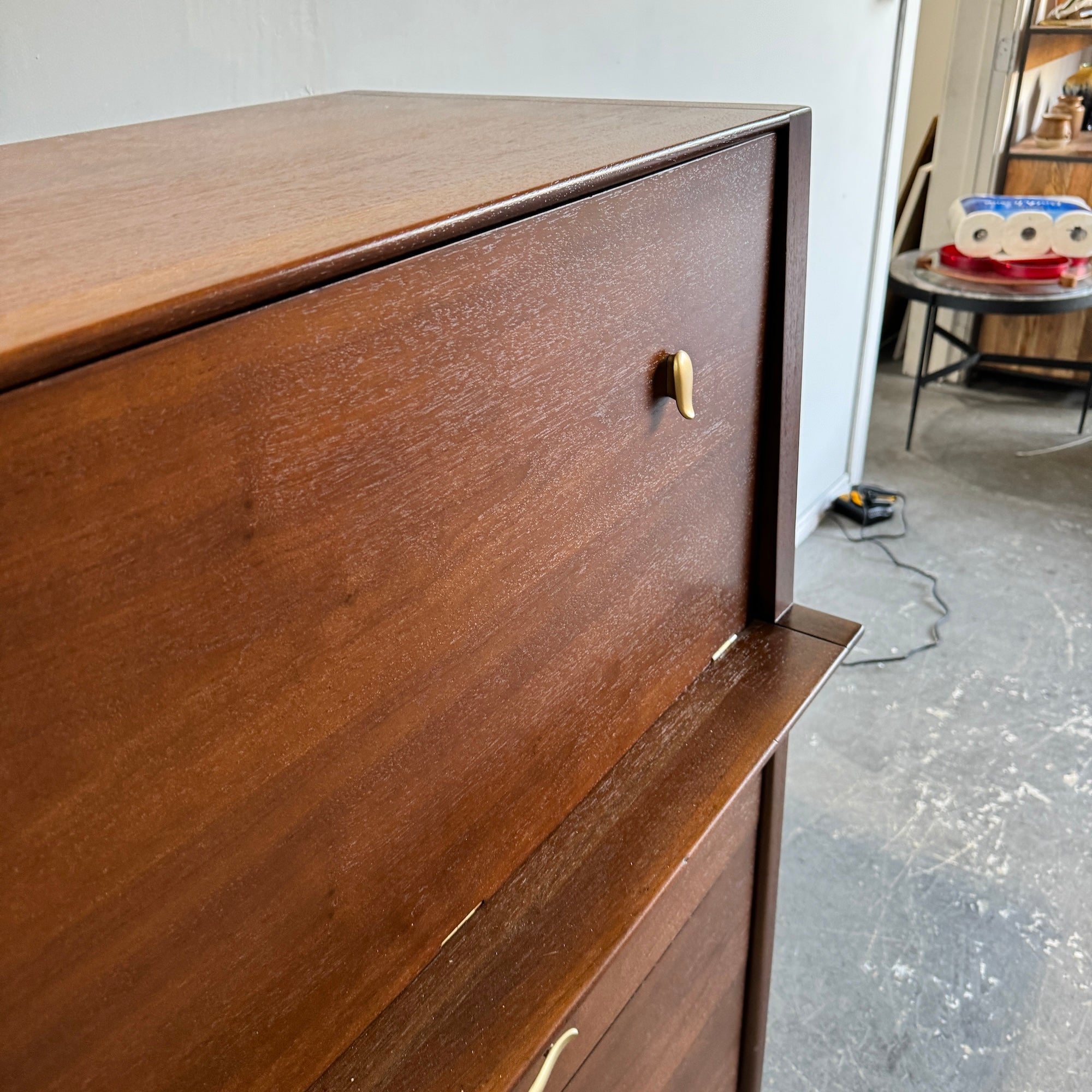 Stanley Furniture Vintage Tall dresser Mid Century style from 1960's