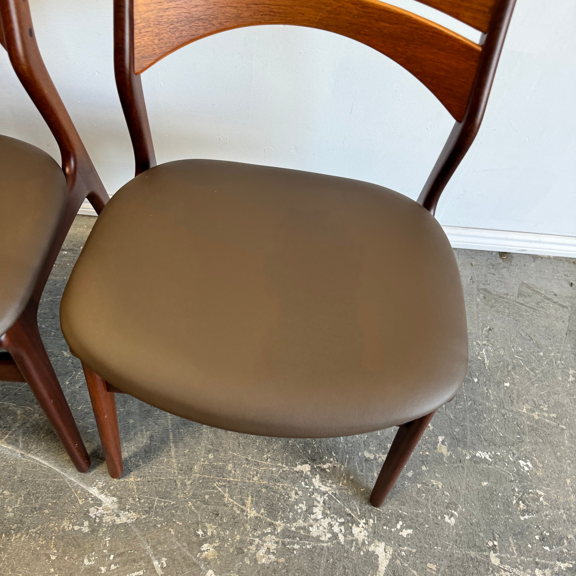 Danish Modern Erik Buch Set of 4 Model 310 Teak dining chairs