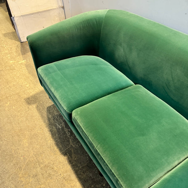 CB2 Vicente Velvet Curve Sofa