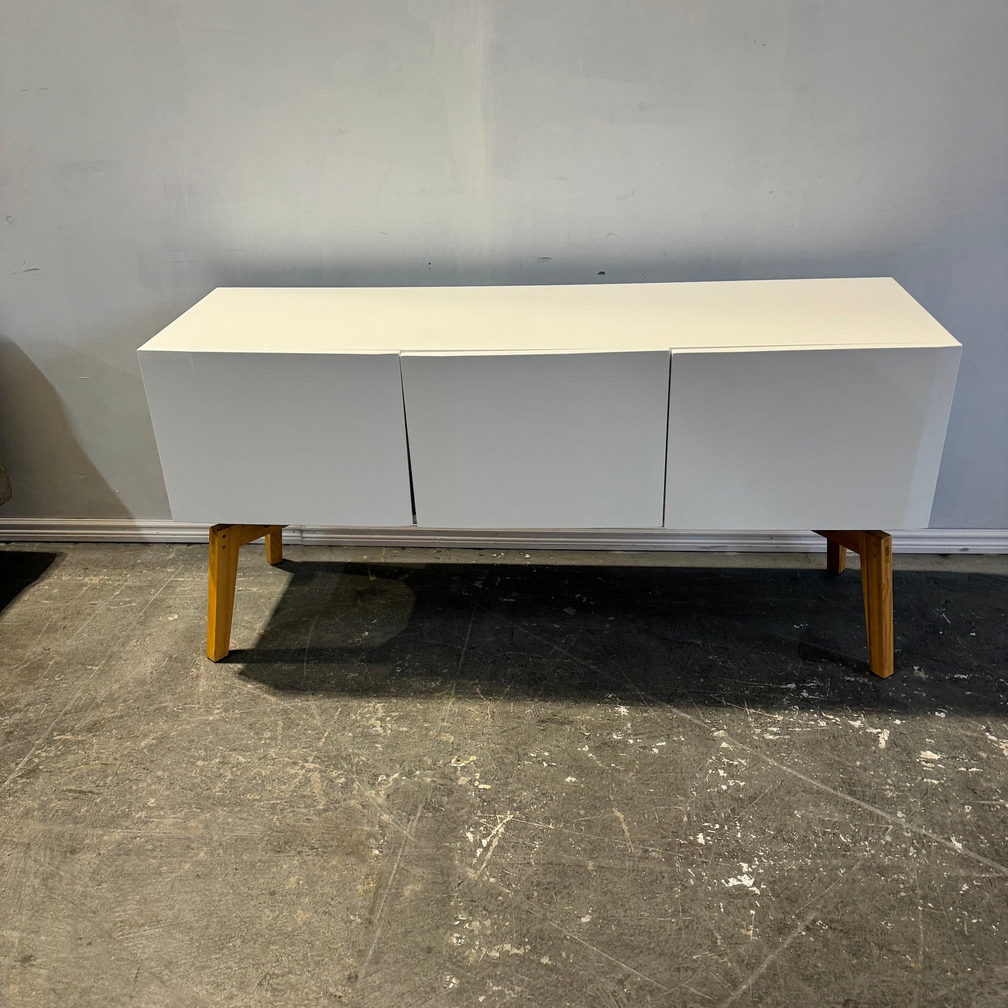 CB2 Alba White Credenza