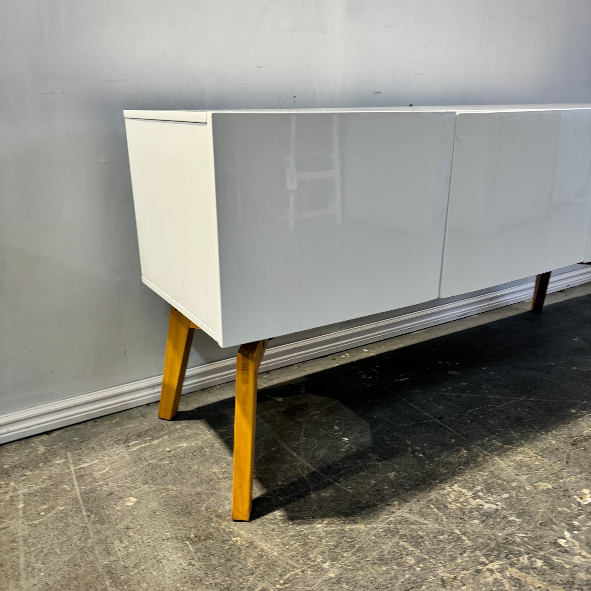 CB2 Alba White Credenza