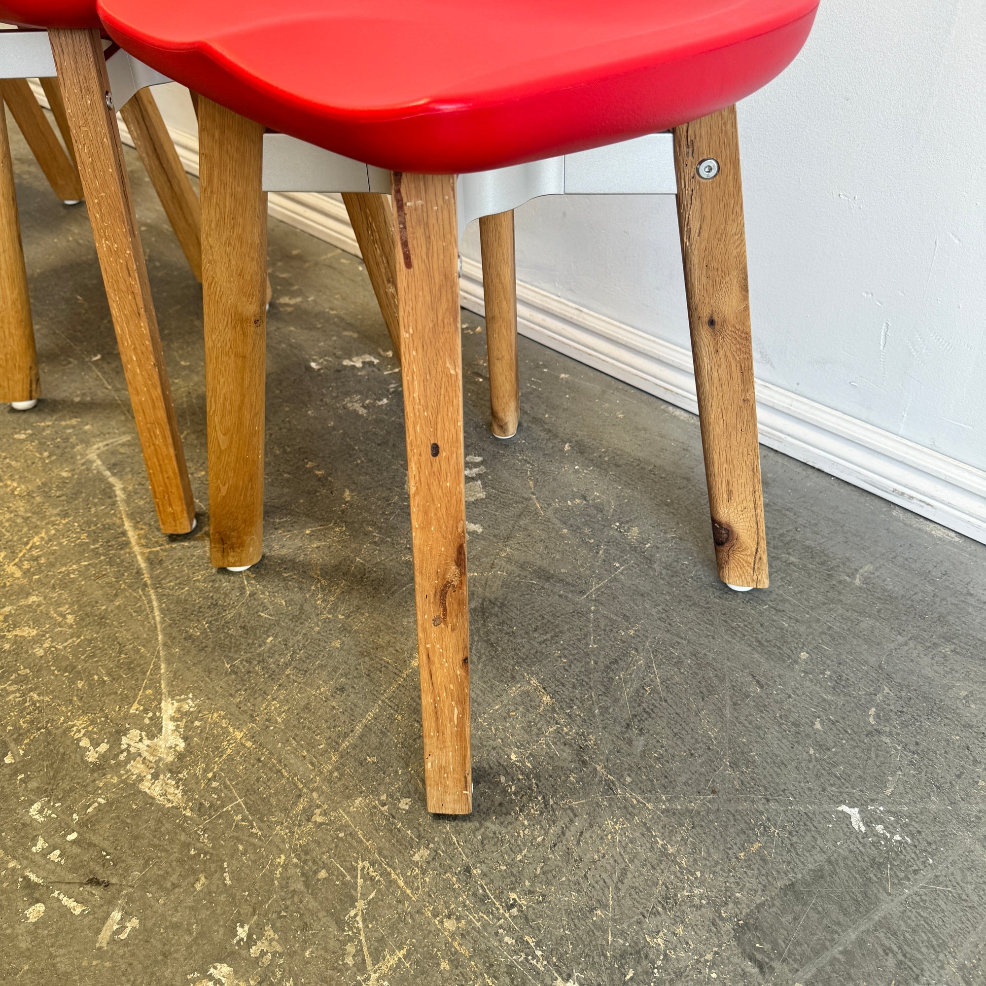 EMECO Su Small Stool with reclaimed wood by Nendo