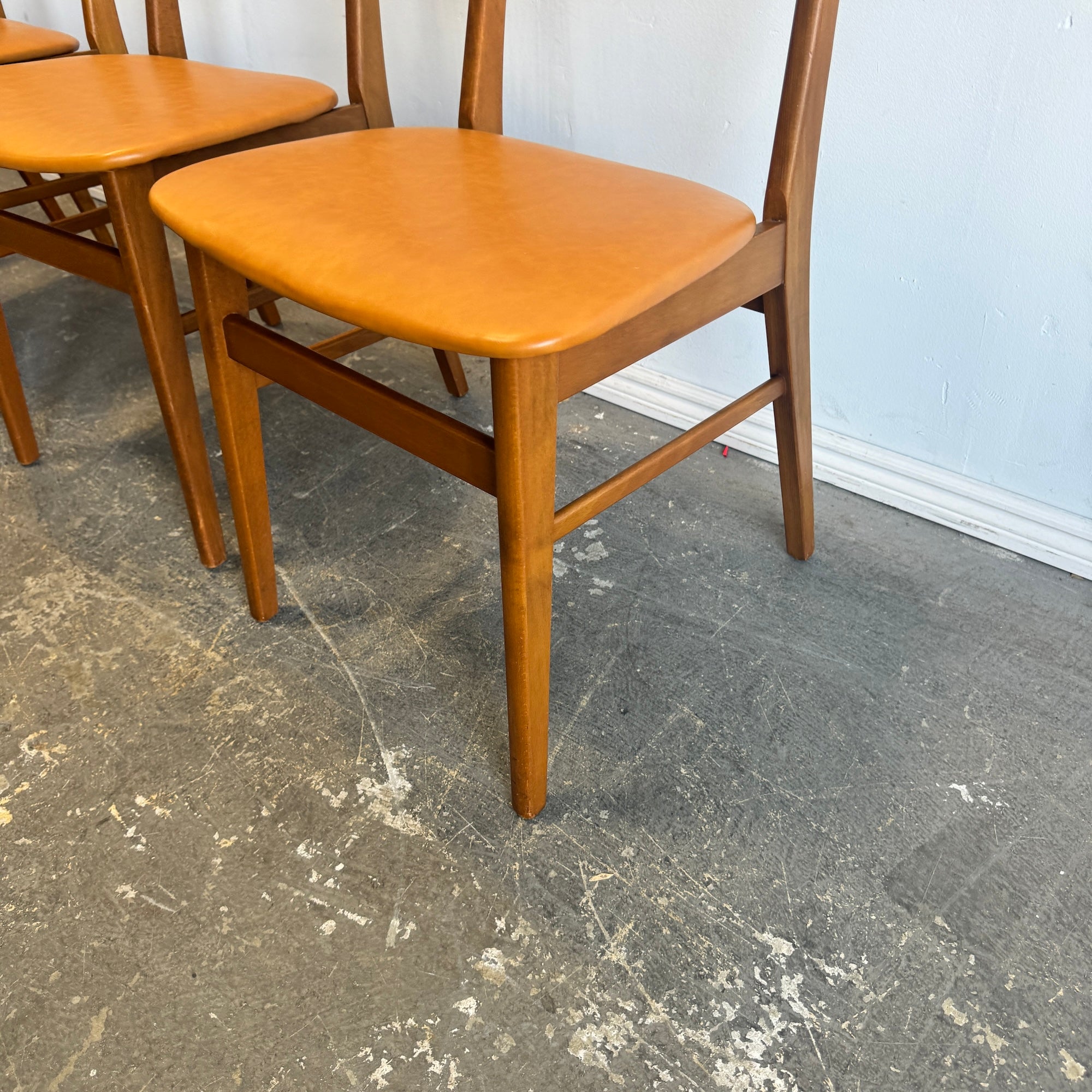 Danish Modern Set of 4 Farstrup Model 210 Dining chairs