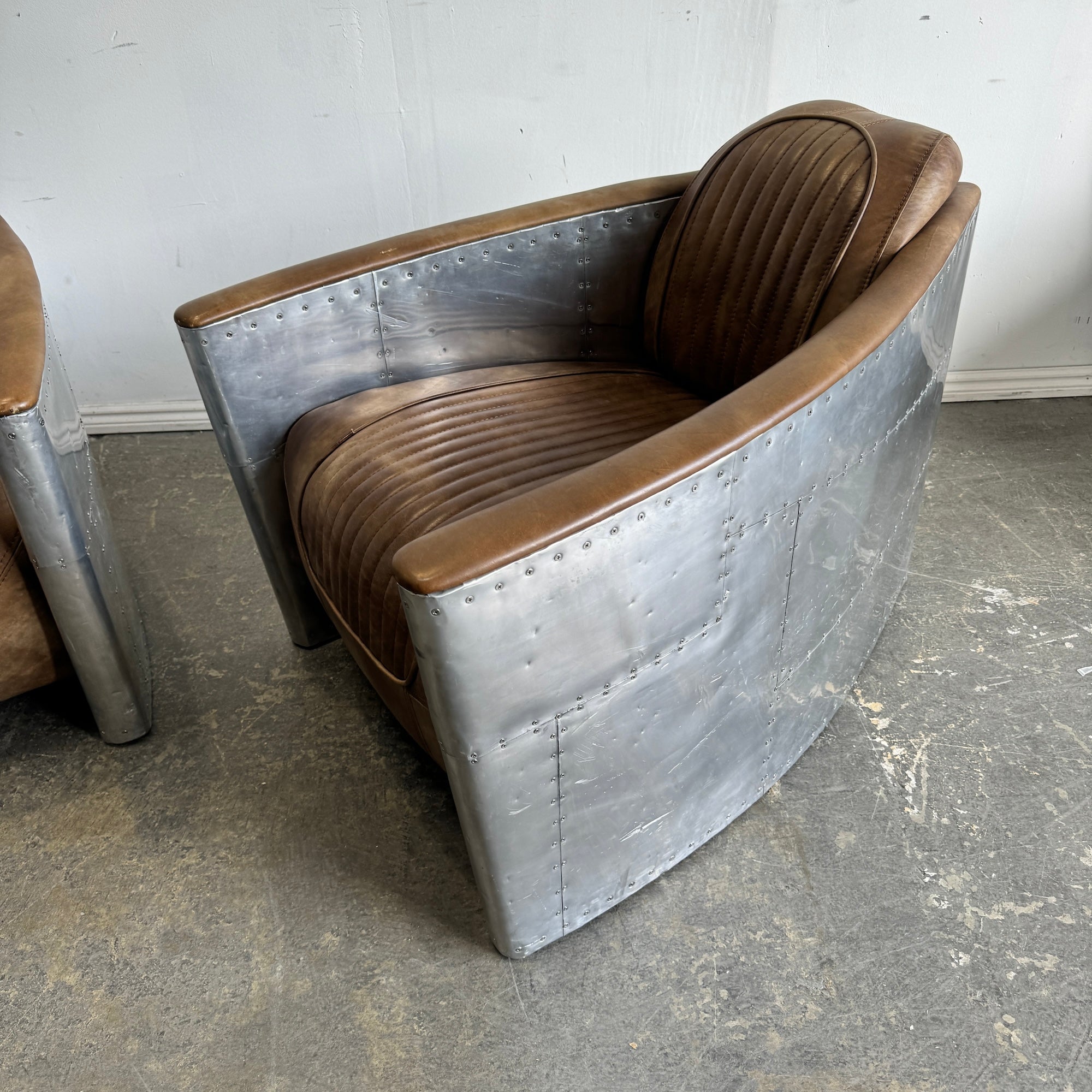 Restoration Hardware Timothy Oulton Aviator Lounge chairs