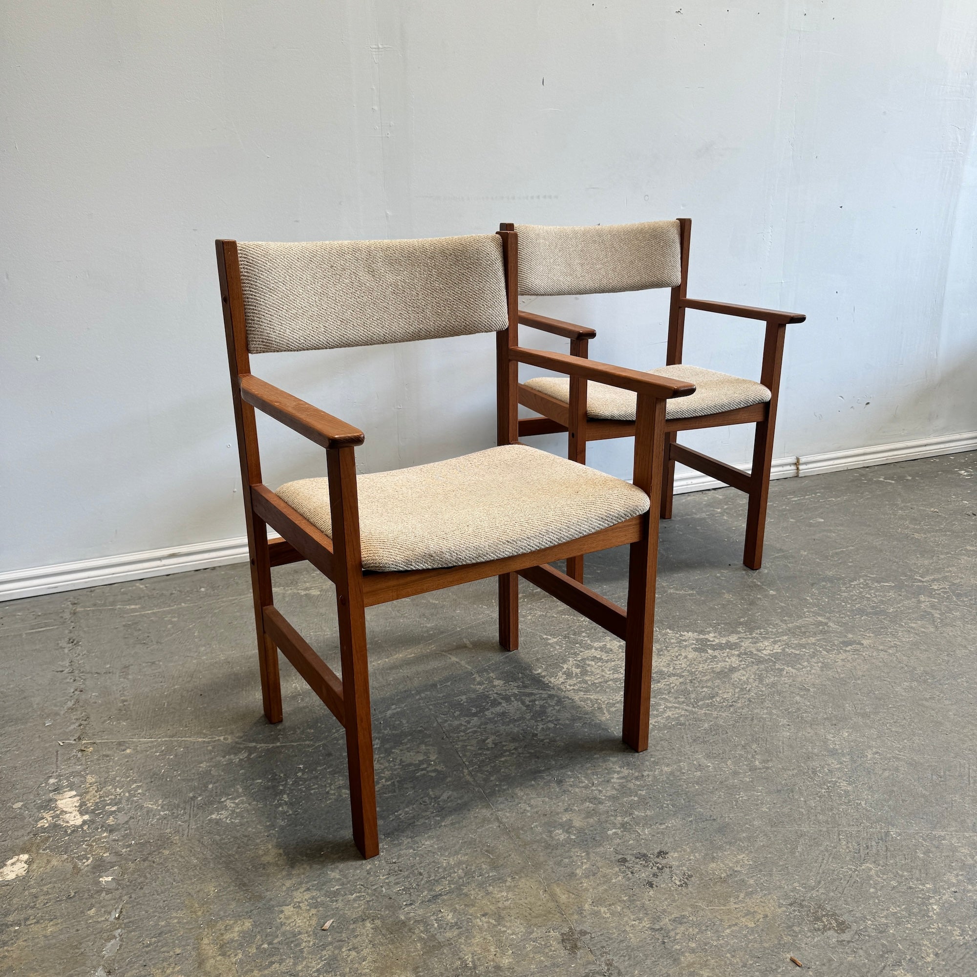 Vintage Teakwood End chairs by D Scan