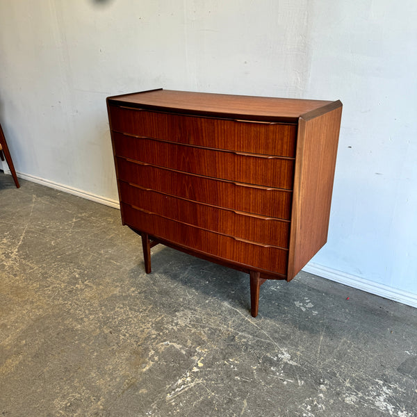 Danish Modern Dresser in teak by Vordingborg Møbelfabrik.