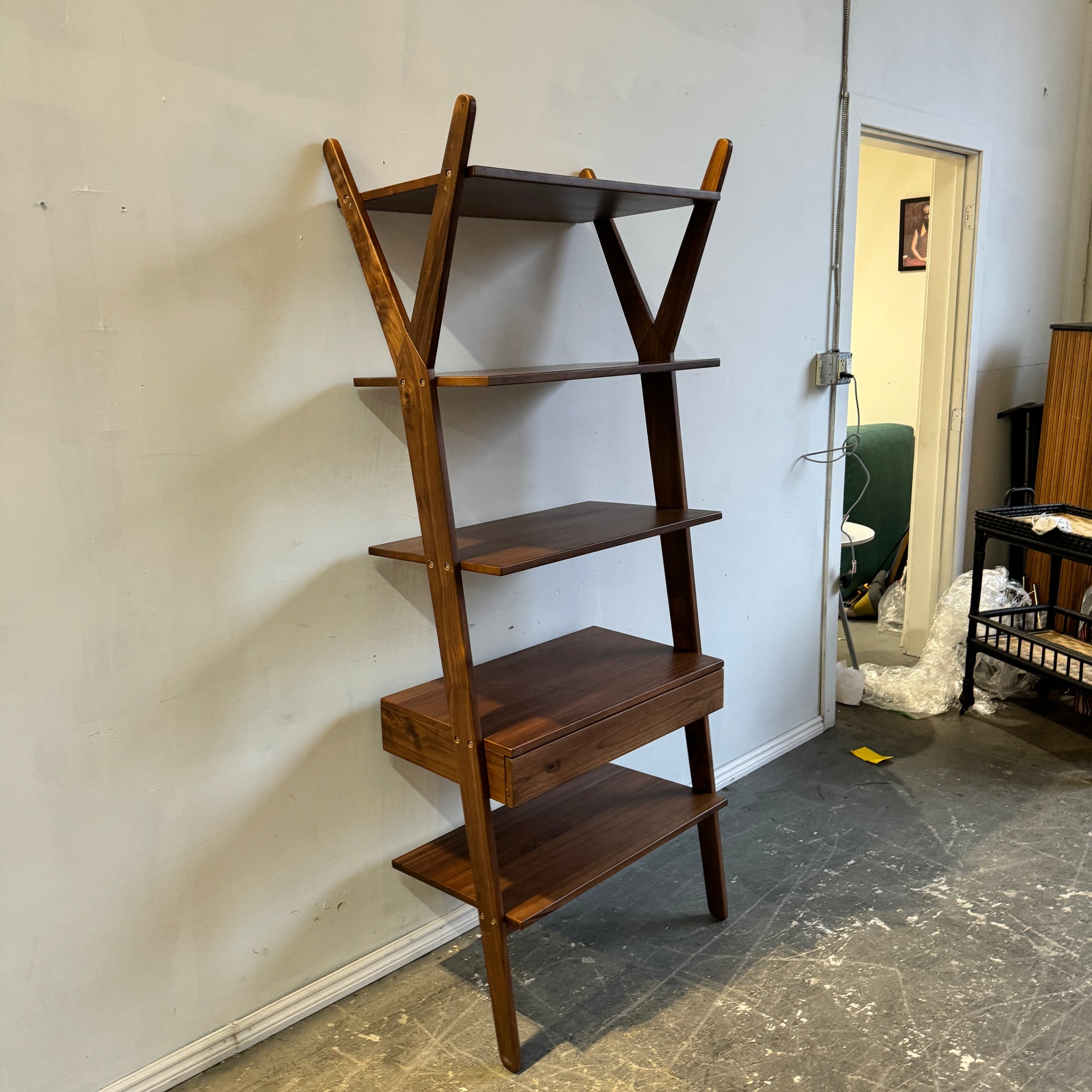 Article Lignum Walnut Bookshelf