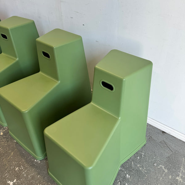 Vitra set of 4 Tool Stool by Konstantin Grcic (Industrial Green)