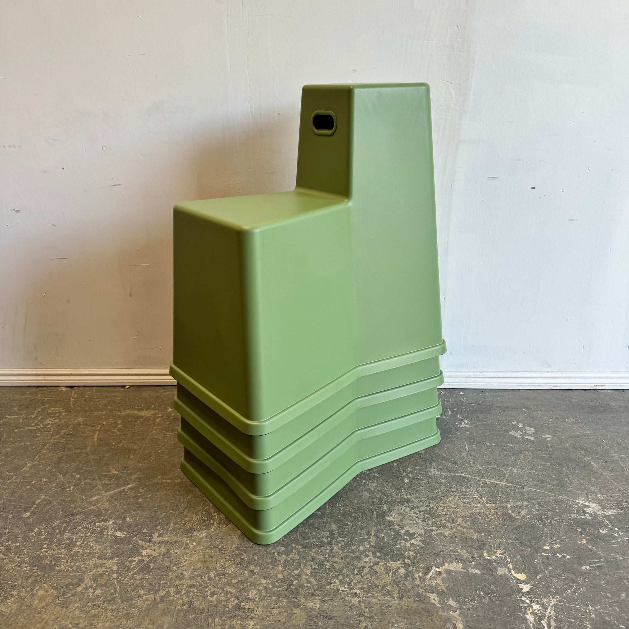 Vitra set of 4 Tool Stool by Konstantin Grcic (Industrial Green)