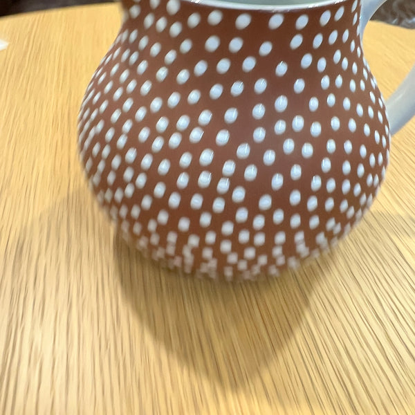 Gorgeous Danish Polkadot Handmade pitcher