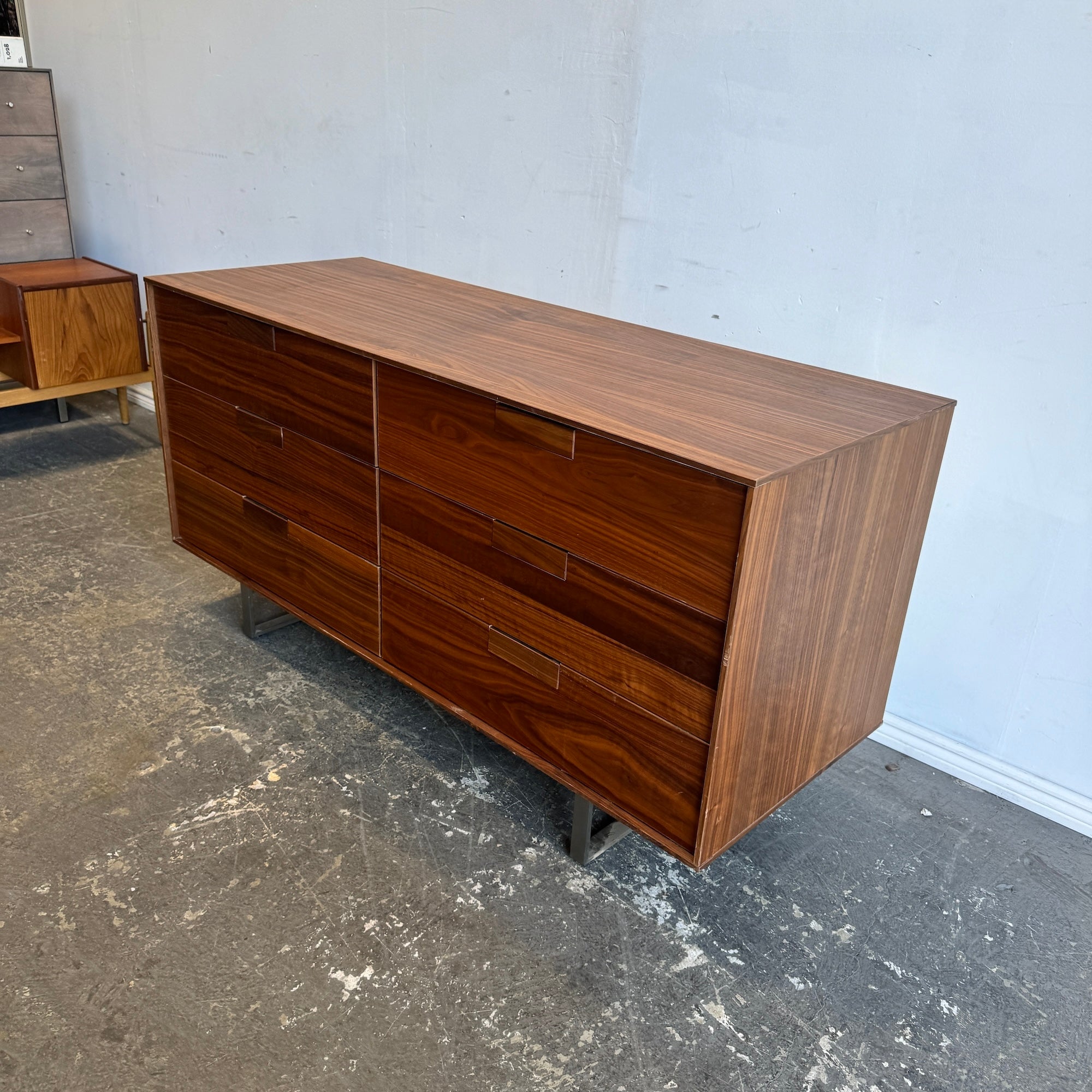 Blu Dot Series 11 6 Drawer Dresser Walnut