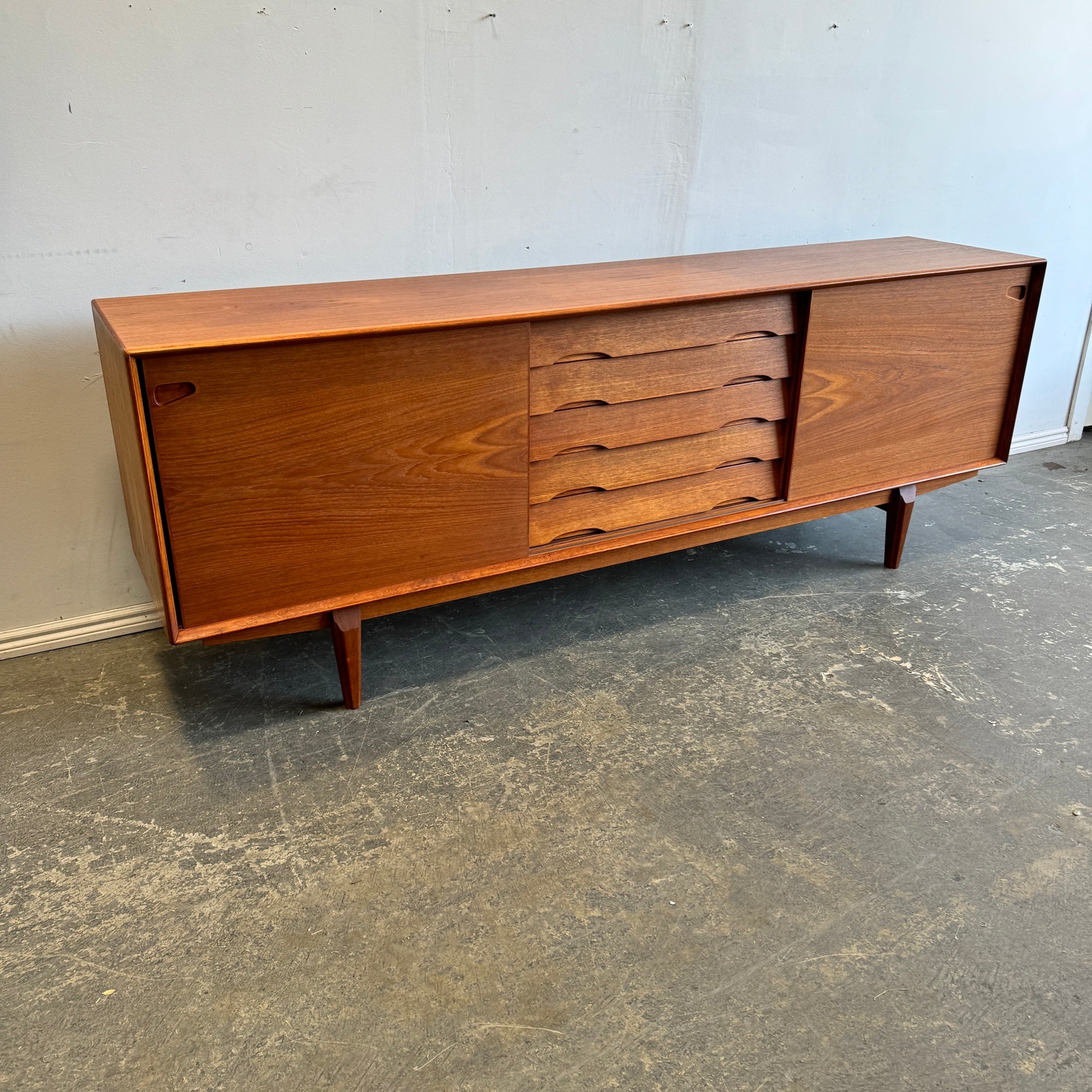 Danish Modern Rosengren Hansen for Dyrlund Teak Credenza