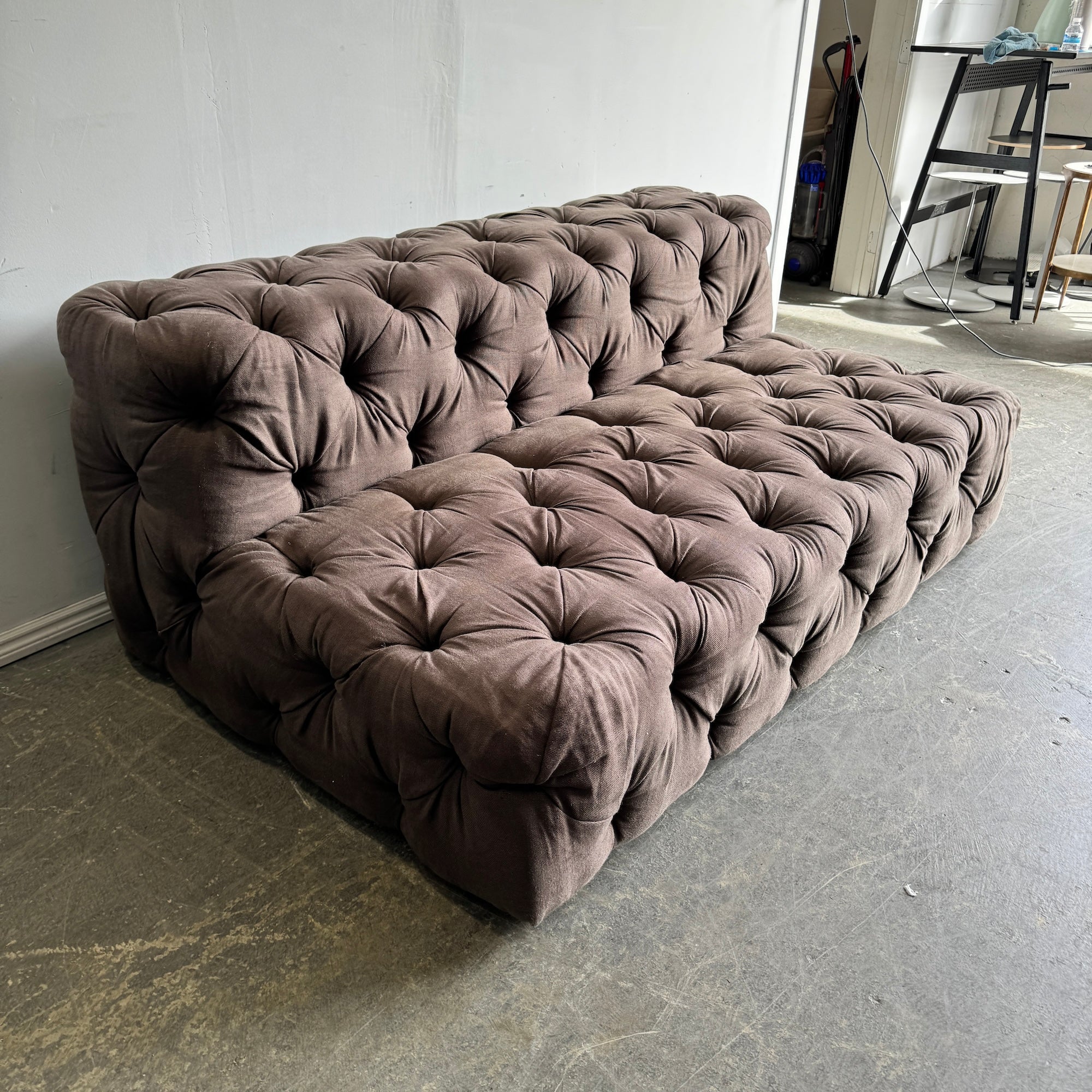 Restoration Hardware 72 Soho Armless sofa