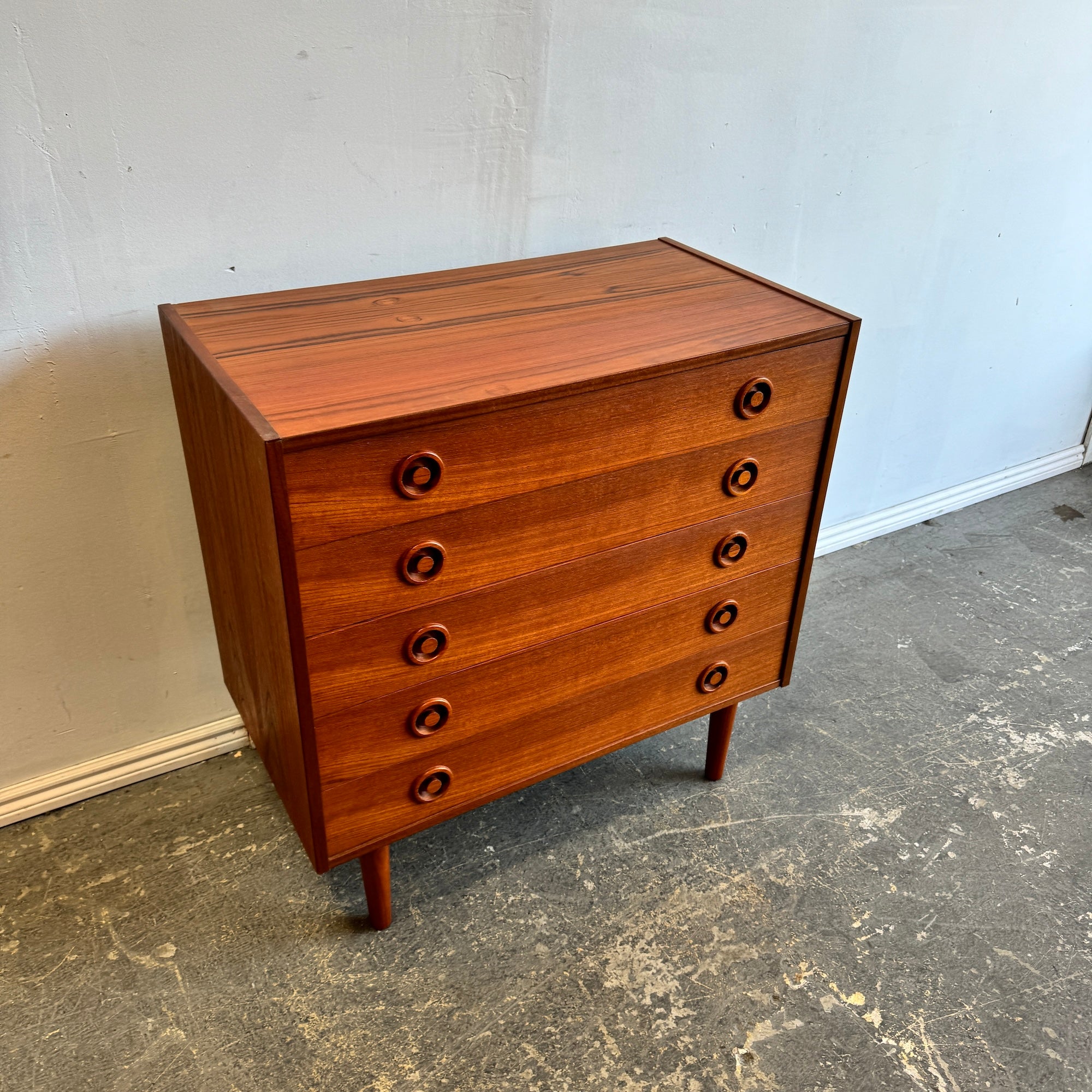 Danish Modern small Teak Dresser