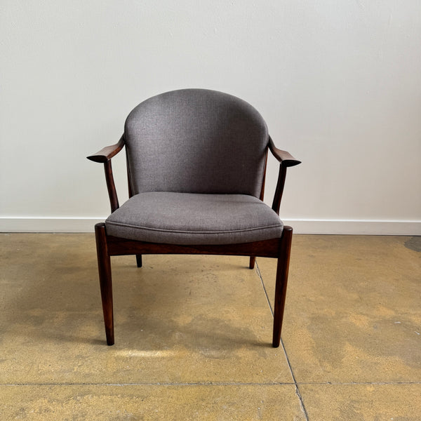 Danish Modern Rosewood Johannes Andersen 1960s Lounge Chair for C.F. Christensen