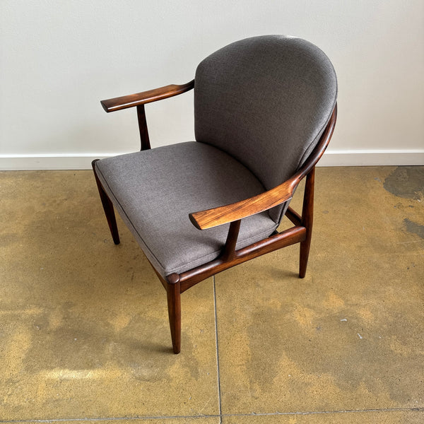 Danish Modern Rosewood Johannes Andersen 1960s Lounge Chair for C.F. Christensen