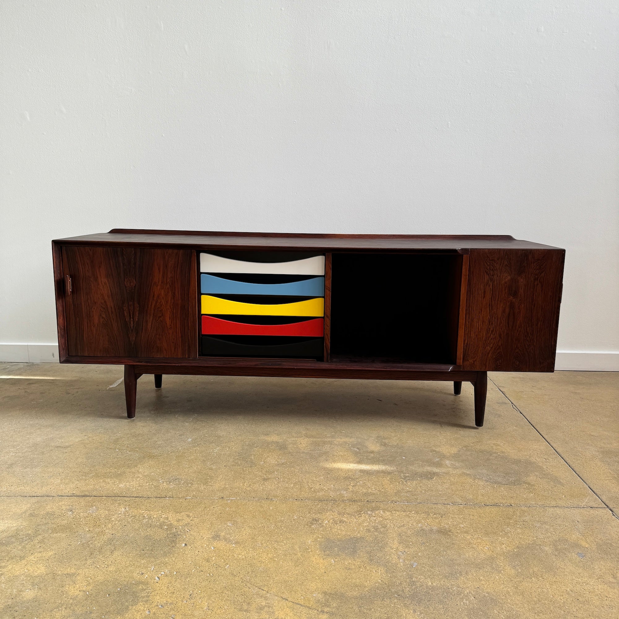 Rare! Danish Modern Rosewood Rare Sideboard by Arne Vodder for Sibast