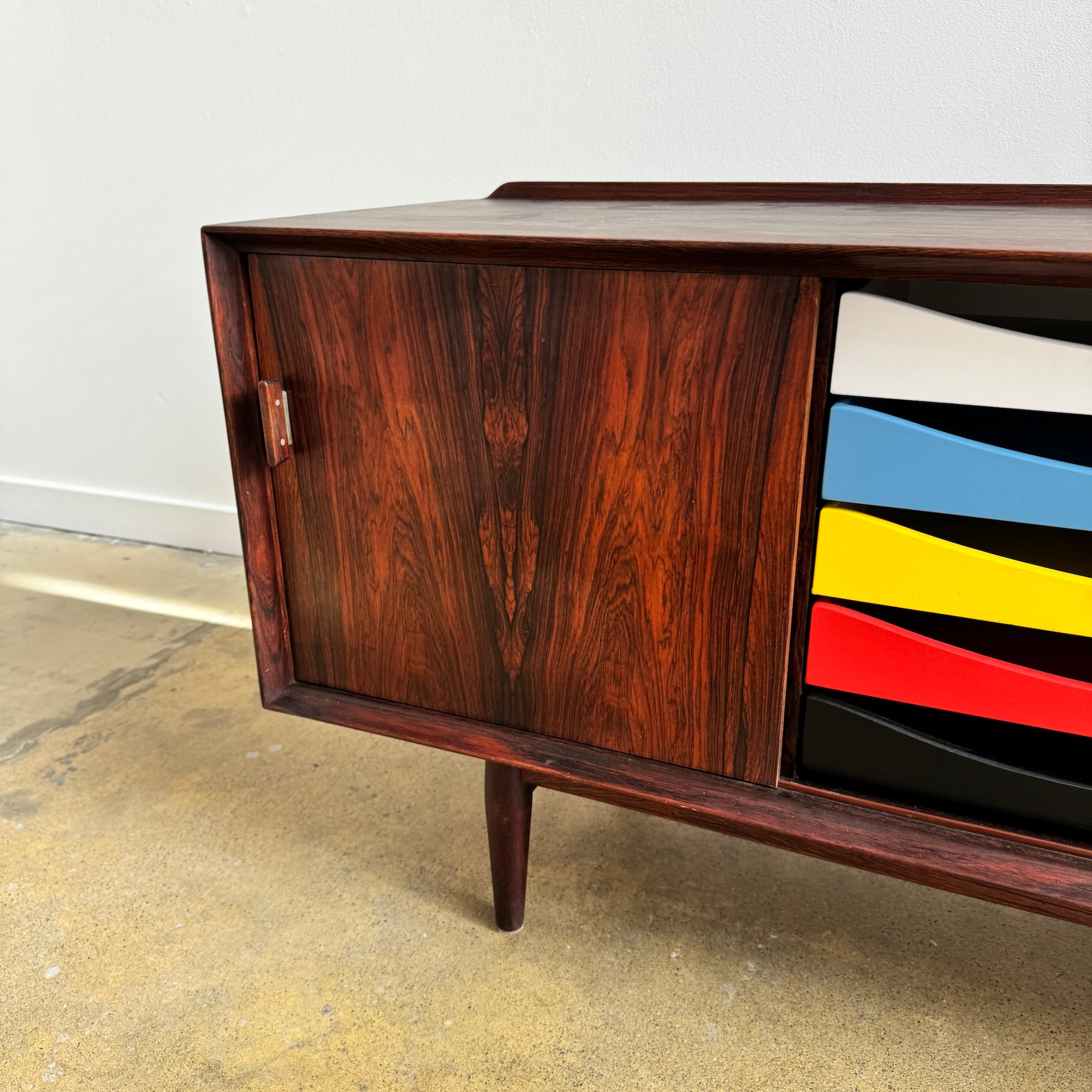 Rare! Danish Modern Rosewood Rare Sideboard by Arne Vodder for Sibast