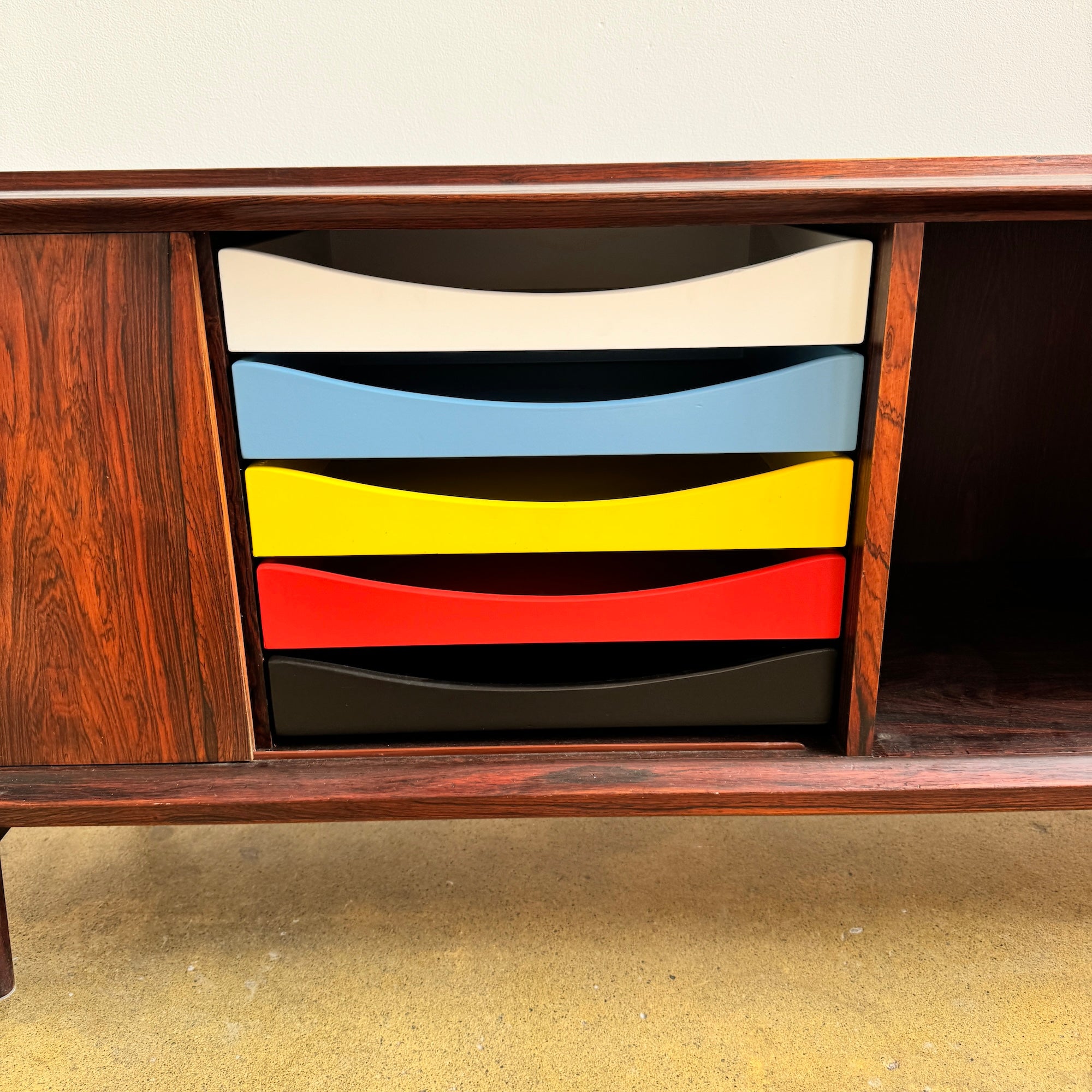 Rare! Danish Modern Rosewood Rare Sideboard by Arne Vodder for Sibast