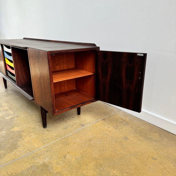 Rare! Danish Modern Rosewood Rare Sideboard by Arne Vodder for Sibast