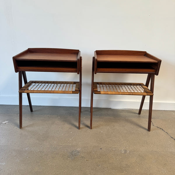 Danish Modern Teak pair Nightstands by Søren Rasmussen