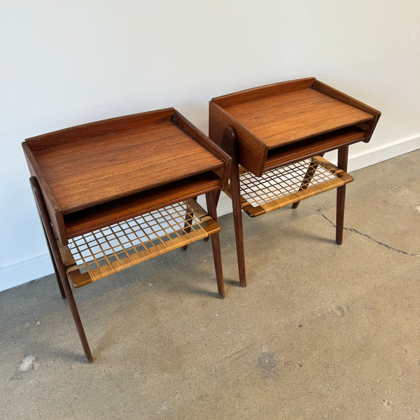 Danish Modern Teak pair Nightstands by Søren Rasmussen