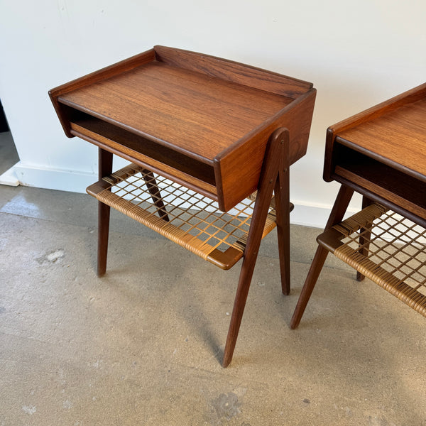 Danish Modern Teak pair Nightstands by Søren Rasmussen