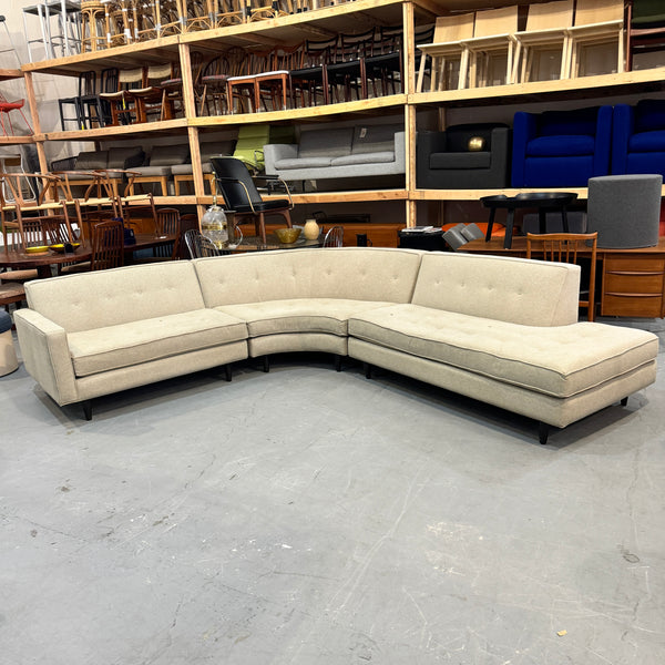 Room & Board Reese Curved Sectional Sofa