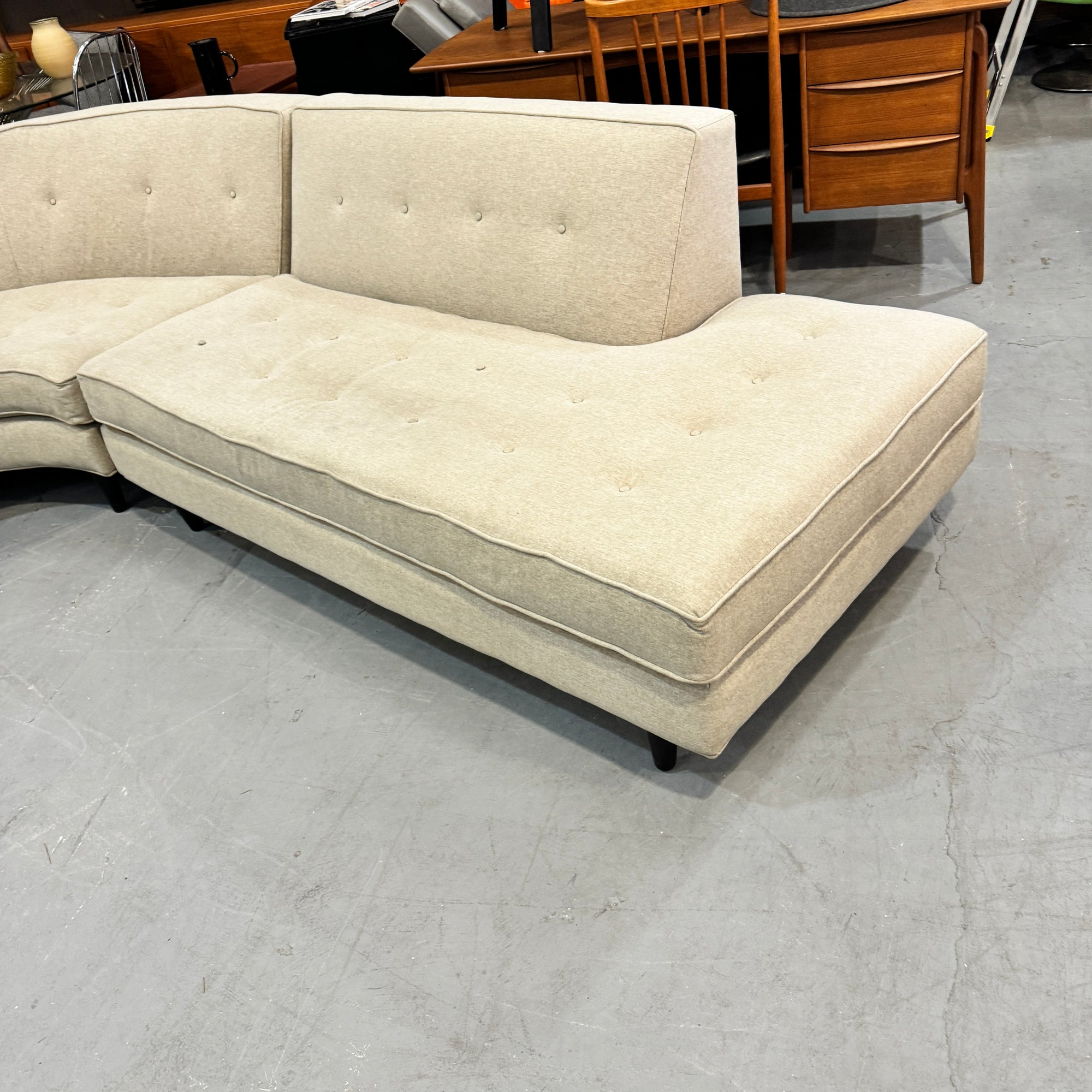 Room & Board Reese Curved Sectional Sofa