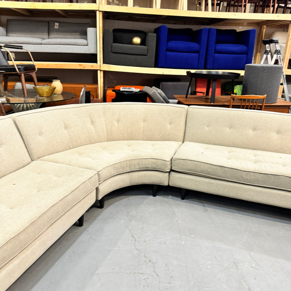 Room & Board Reese Curved Sectional Sofa