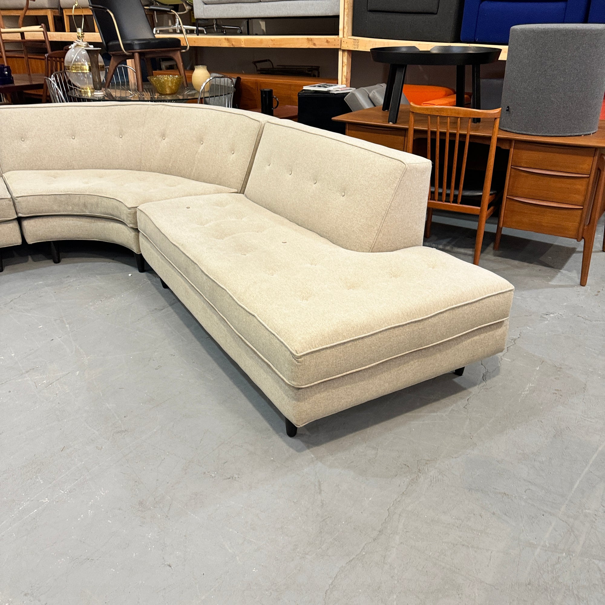 Room & Board Reese Curved Sectional Sofa