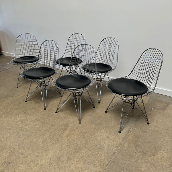 Authentic! Herman Miller Eames set of 6 Wire Dining Chairs