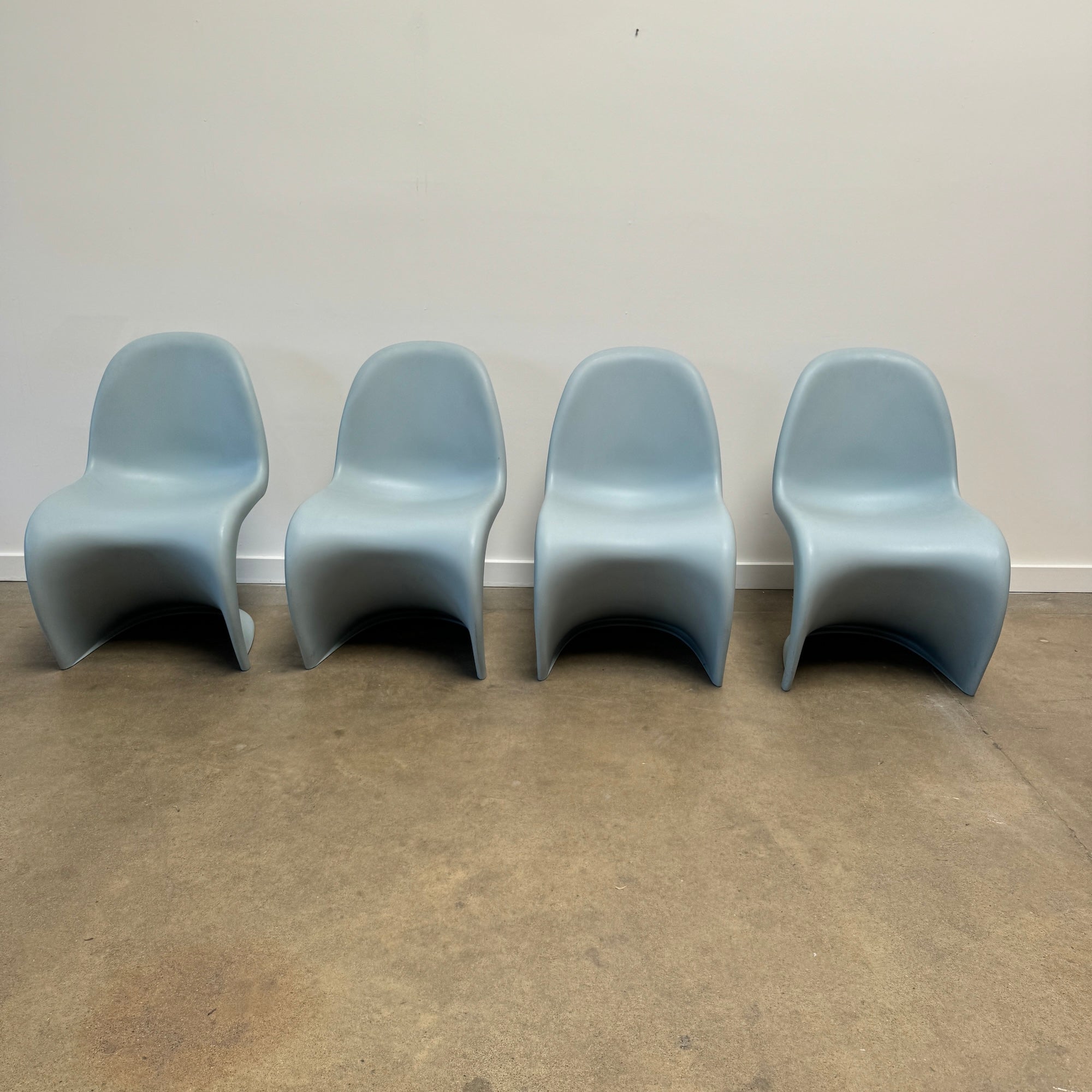 Authentic! Vitra Verner Panton Set of 4 stacking chairs