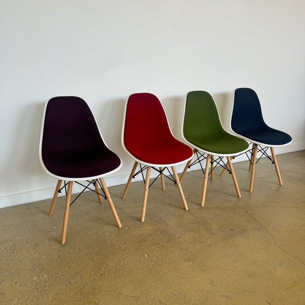 Herman Miller Eames Upholstered Set of 4 Assorted Colors