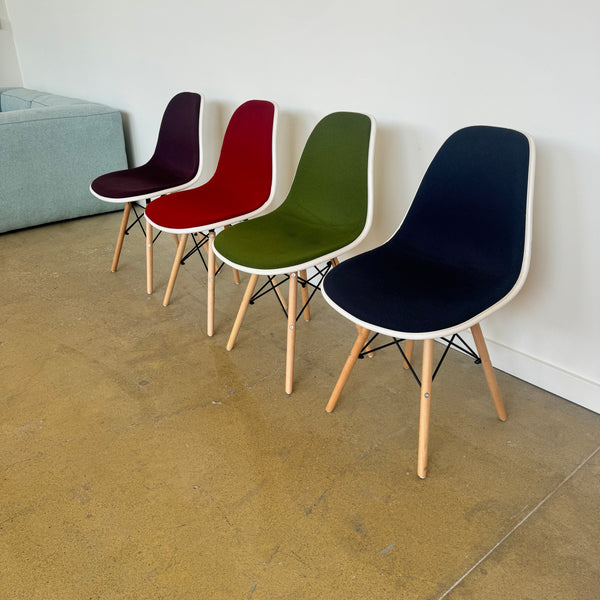 Herman Miller Eames Upholstered Set of 4 Assorted Colors