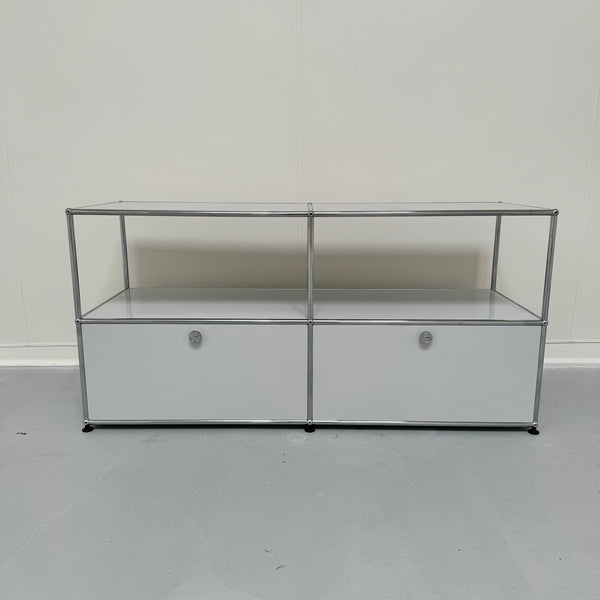 USM Haller 2X2 Light Grey Console (20 Depth)