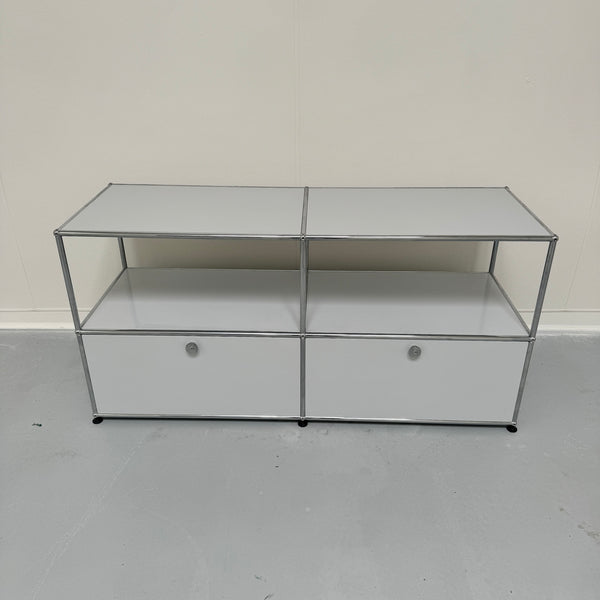 USM Haller 2X2 Light Grey Console (20 Depth)