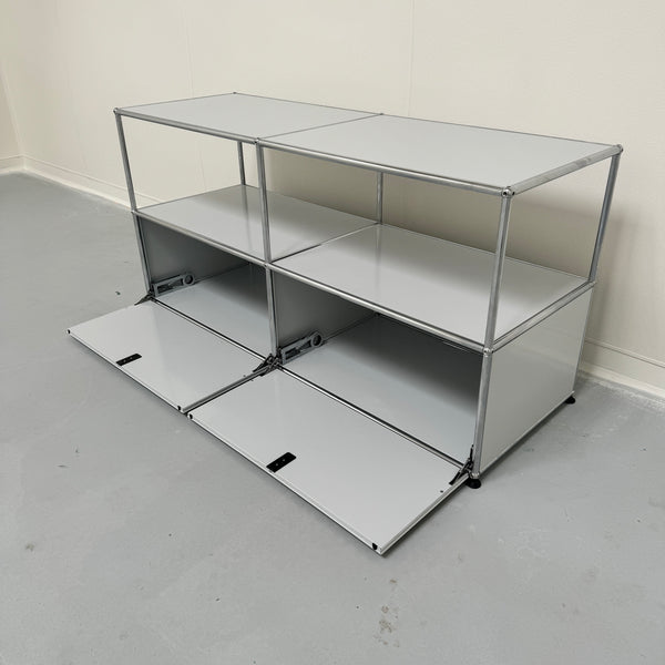 USM Haller 2X2 Light Grey Console (20 Depth)