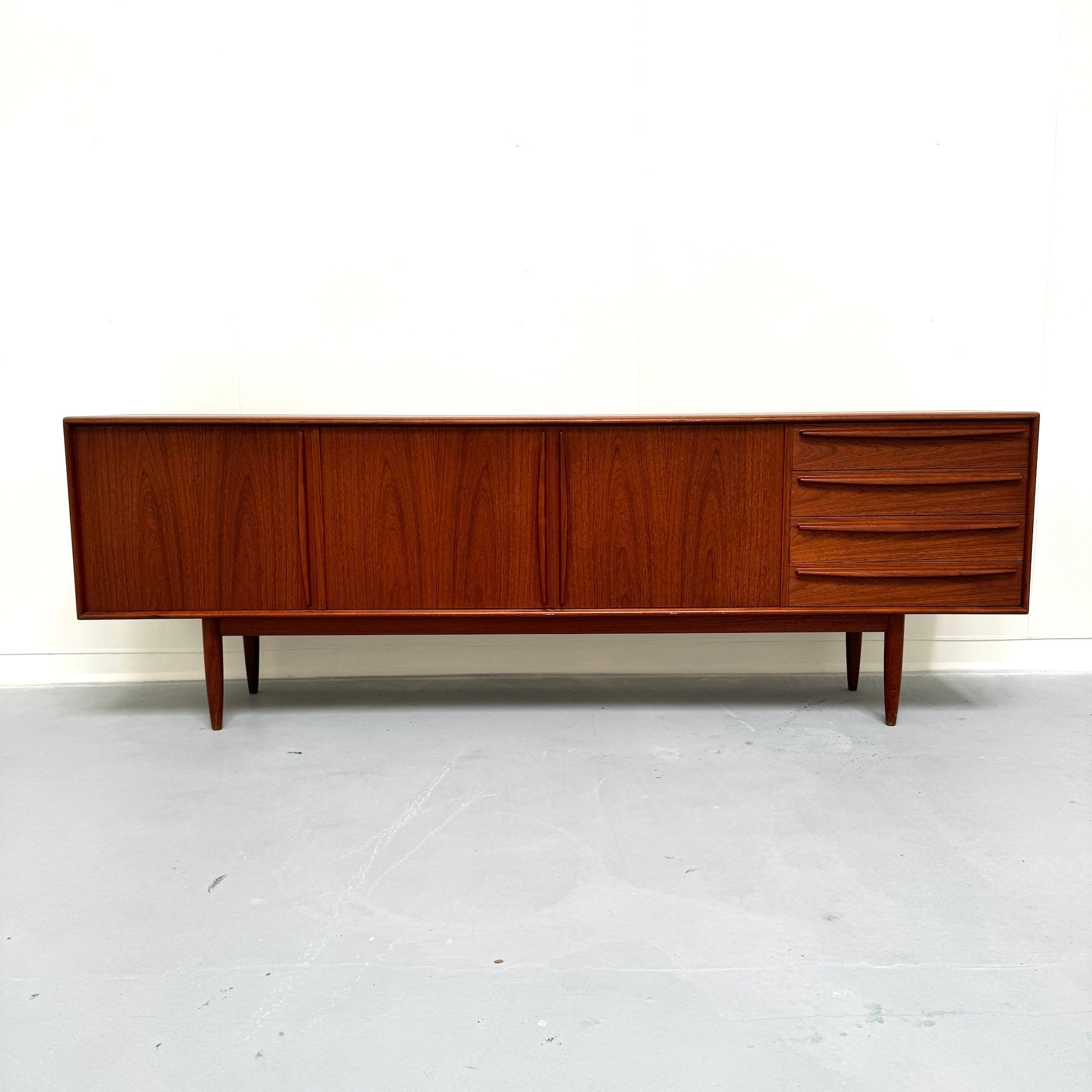 Danish Modern Teak Sideboard by Bernhard Pedersen & Søn