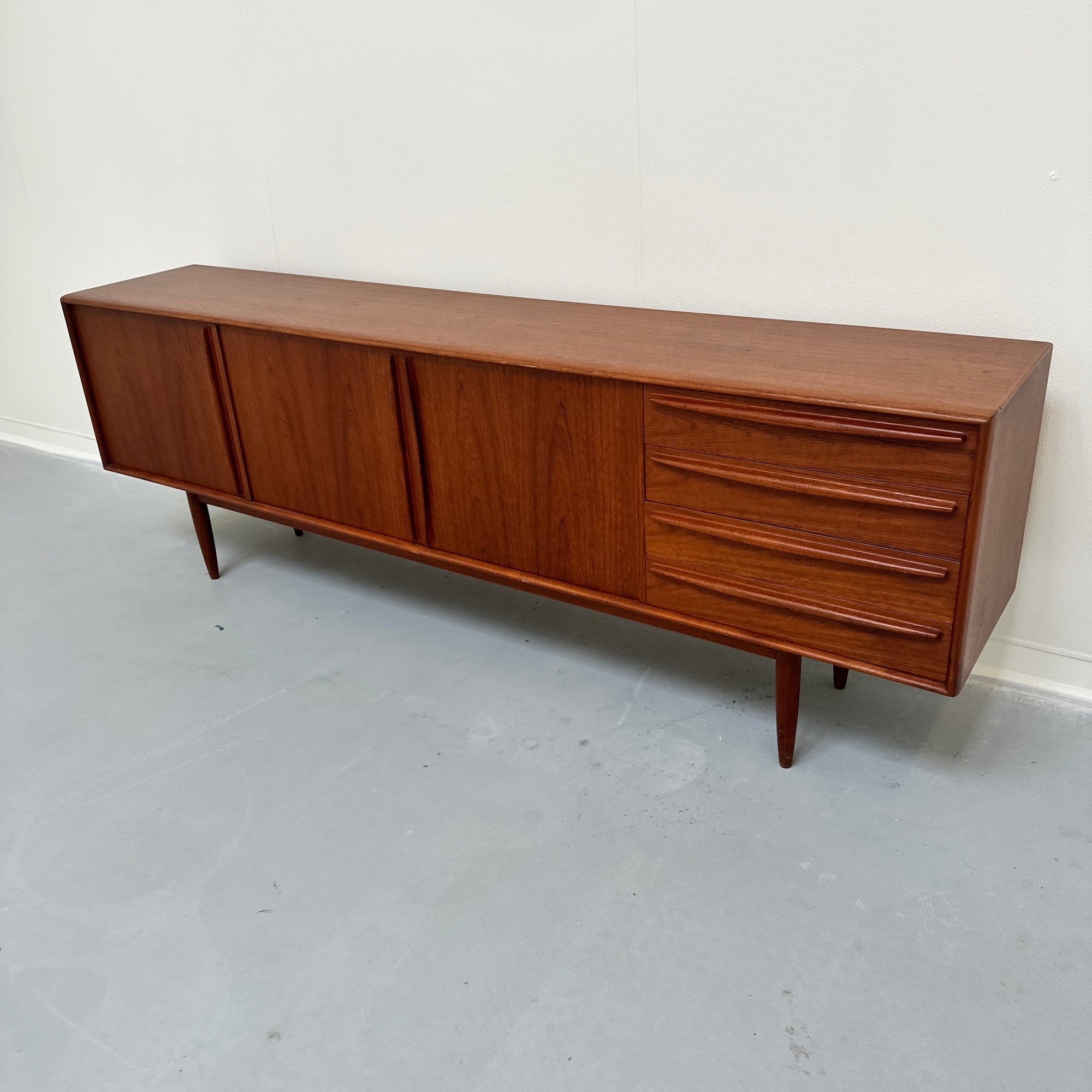 Danish Modern Teak Sideboard by Bernhard Pedersen & Søn