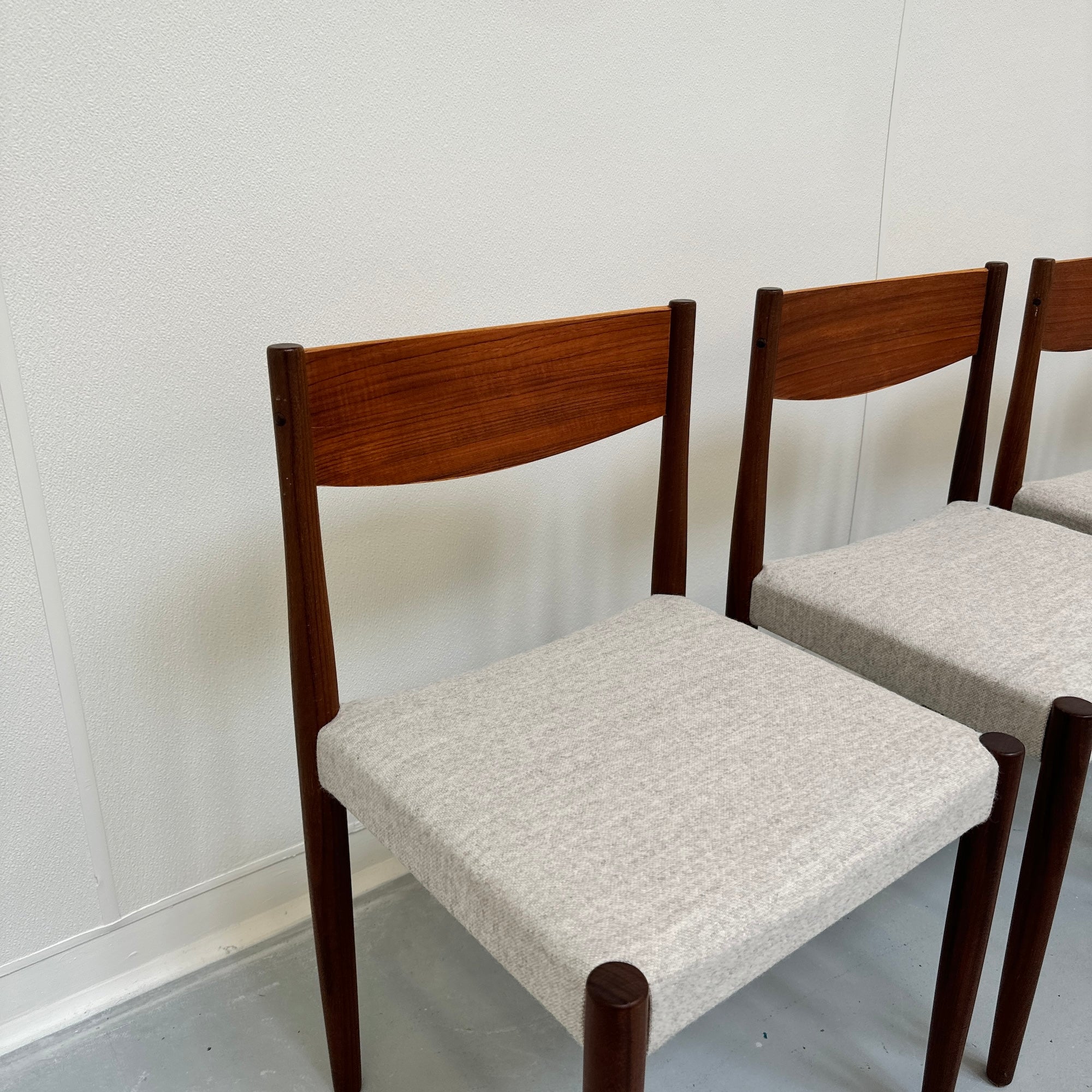 Danish Modern Poul Volther for Frem Rojle dining Chairs