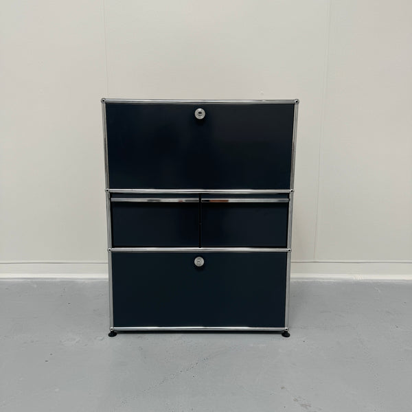 USM Haller Tall Dresser - 20 Deep (Anthracite Grey)