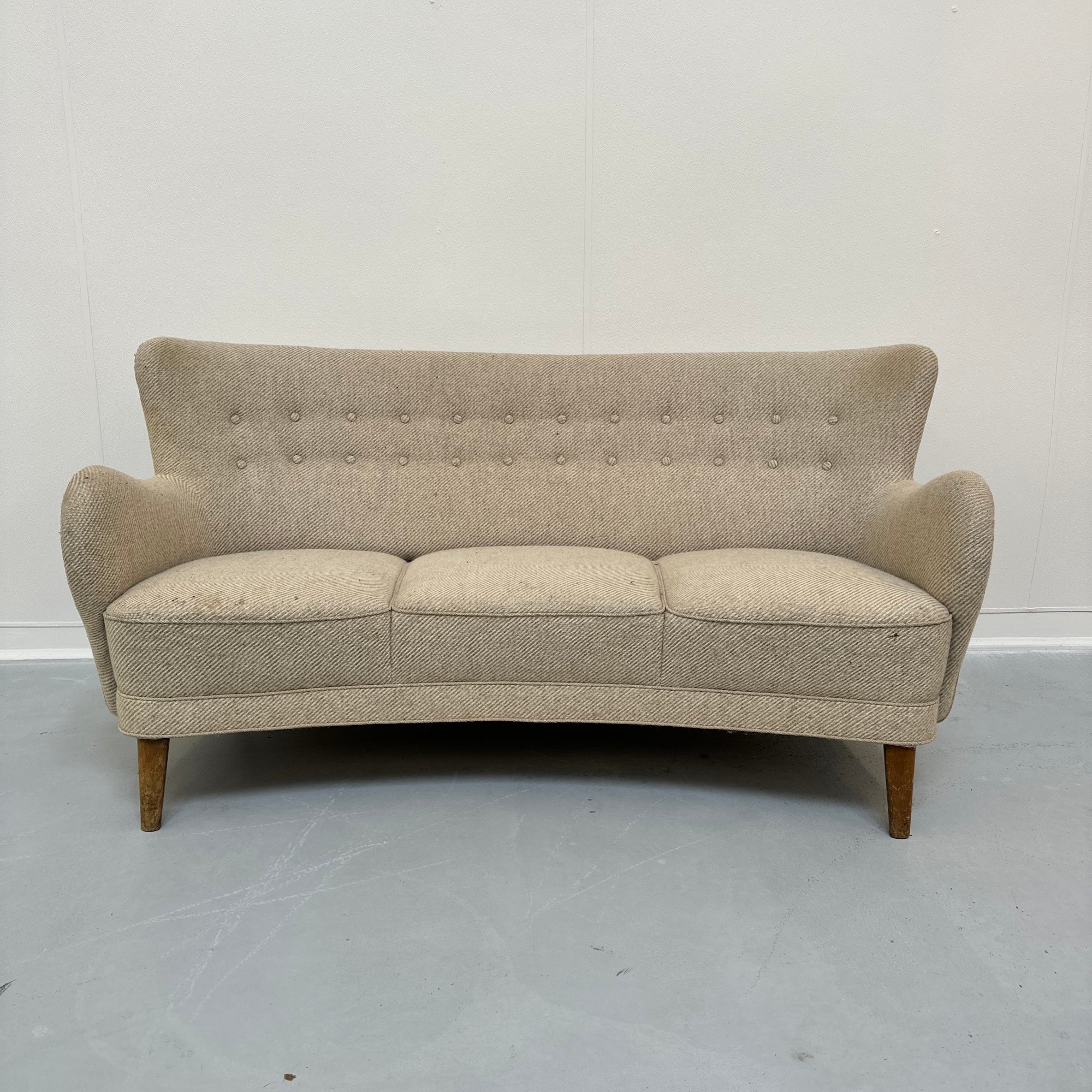 Danish Modern Alfred Christensen Loveseat Sofa