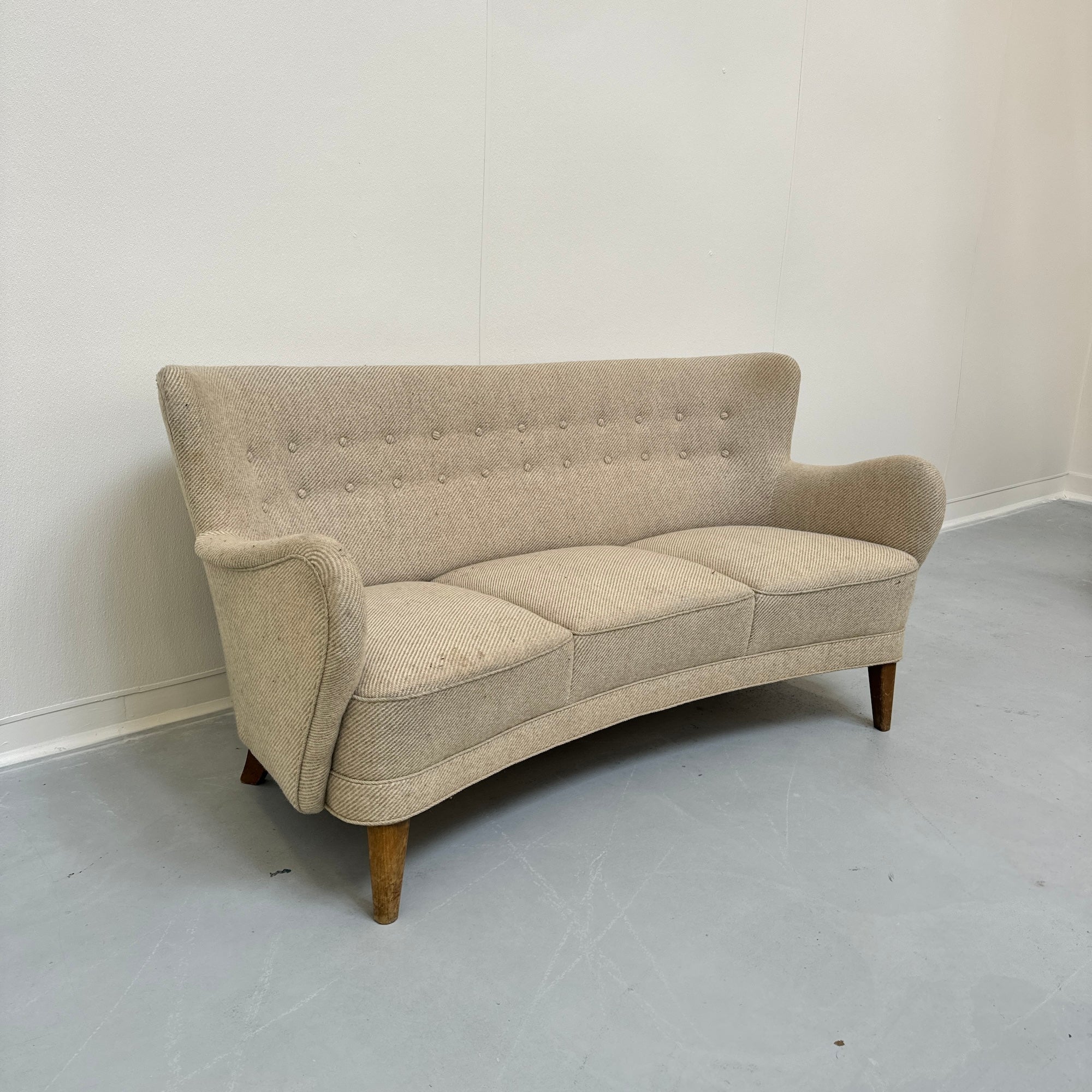 Danish Modern Alfred Christensen Loveseat Sofa