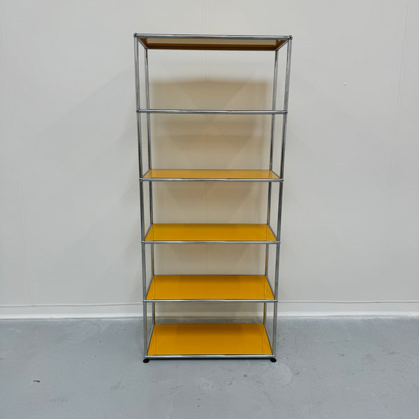 USM Haller 5X1 Tall Shelf (Golden Yellow)