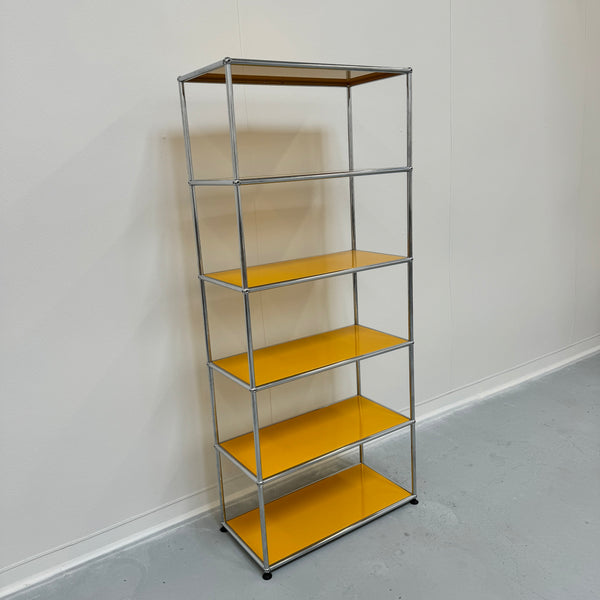 USM Haller 5X1 Tall Shelf (Golden Yellow)