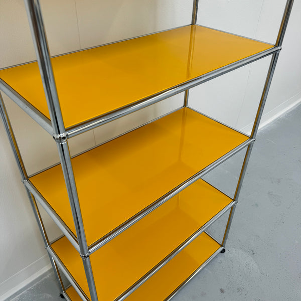 USM Haller 5X1 Tall Shelf (Golden Yellow)